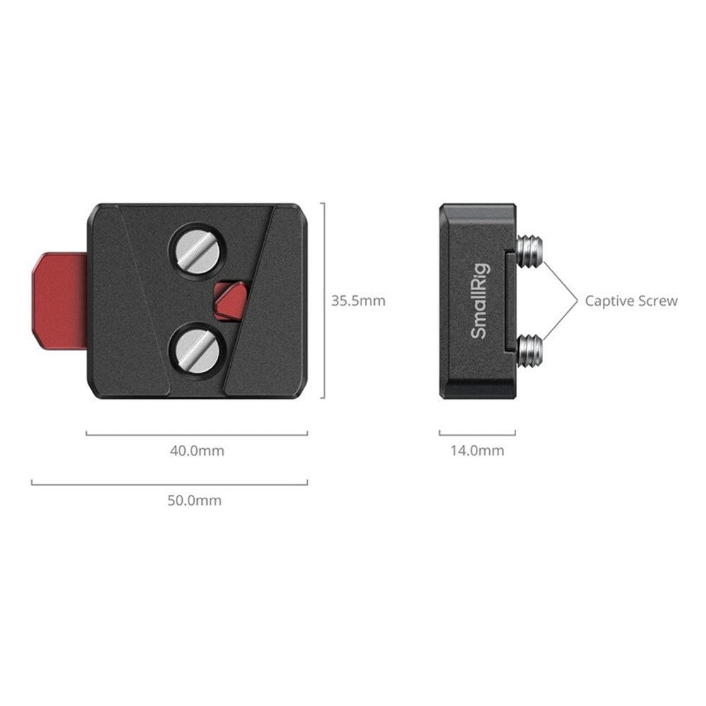 SmallRig QR Quick Release V-Lock Assembly Mount Plate Kit