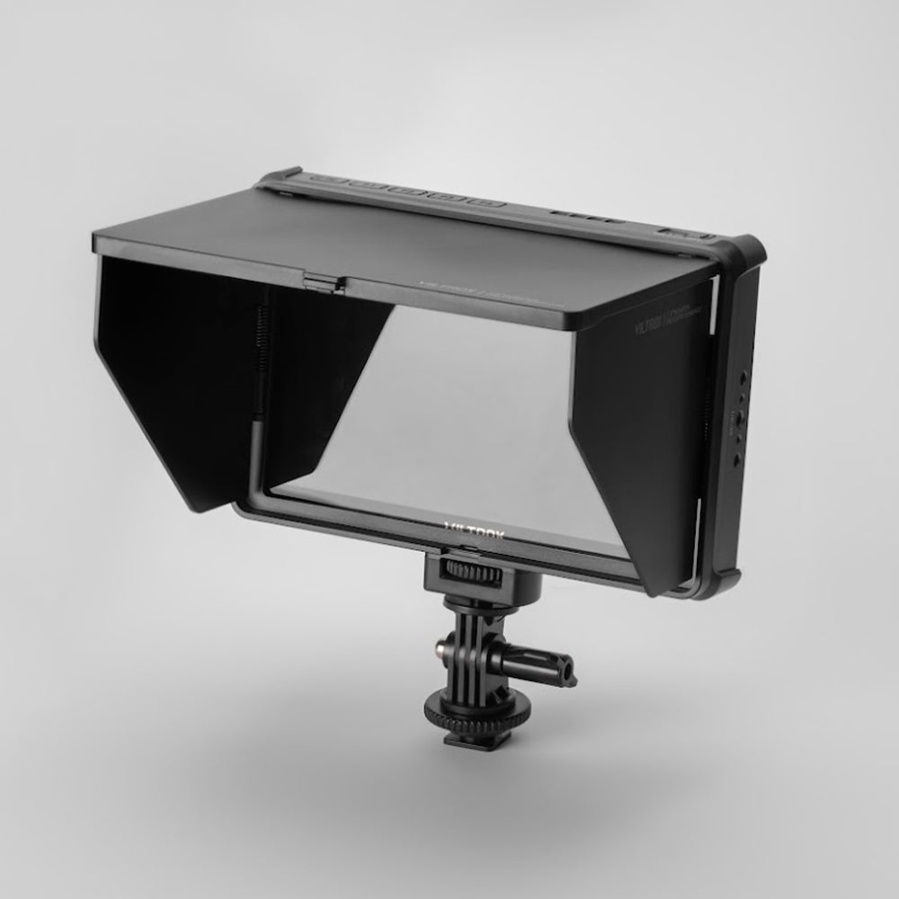 Viltrox DC-L1 / DC-L2 7" On-Camera IPS Touchscreen Camera Monitor with DCI / UHD 4K HDMI / SDI Input and Output, 3D LUTs, USB Type-C Interface, Gyroscope Auto Flip Function, Built-In Mage Tools and L-Series Battery Plate for Photo Video Content Creation