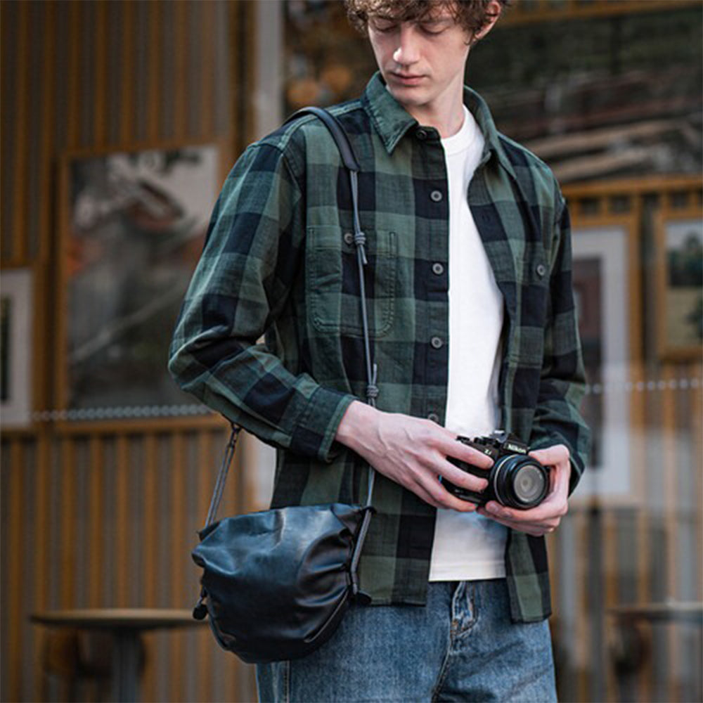 PGYTECH Cloud Camera Pouch Bag with Hidden Apple AirTag Pocket, Magnetic Buckle Design, Interior Storage Divider, and Detachable Shoulder Strap | P-CB-260 P-CB-261