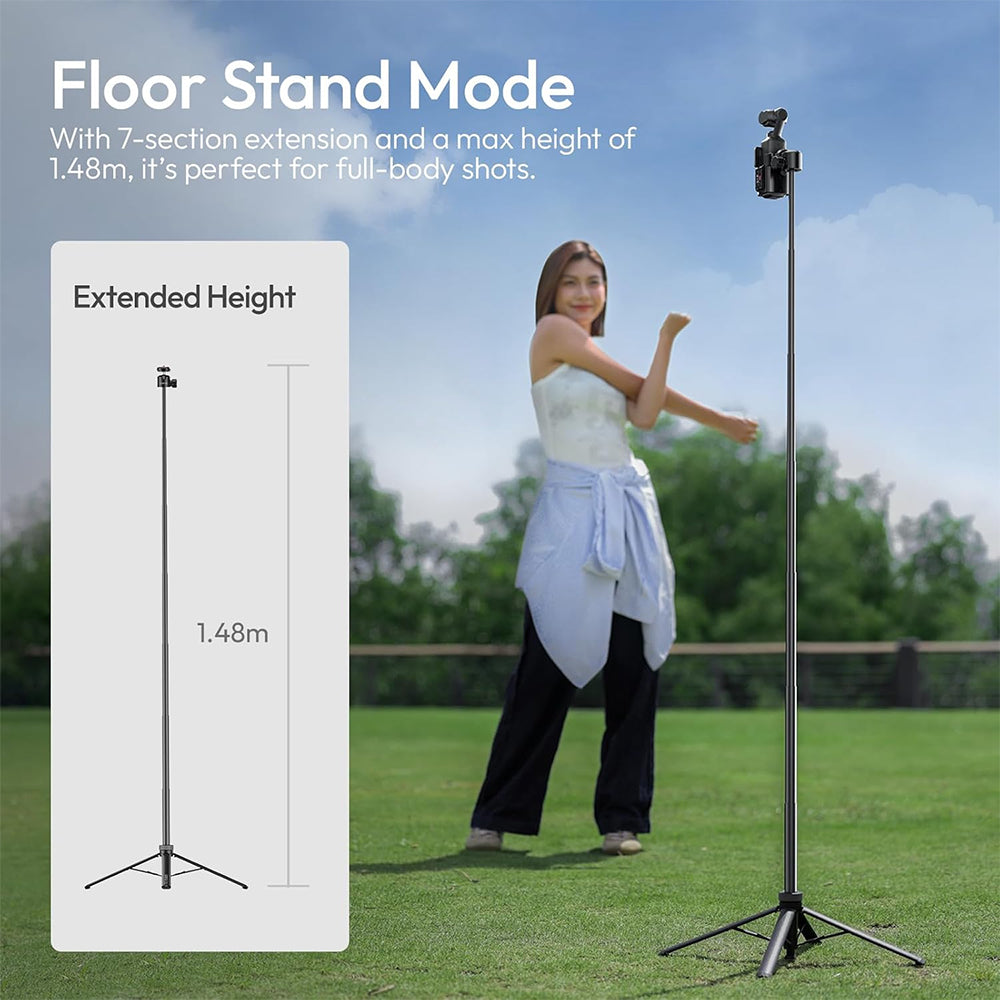 ULANZI TT24 CKA Quick Release Selfie Stick Tripod | S044A