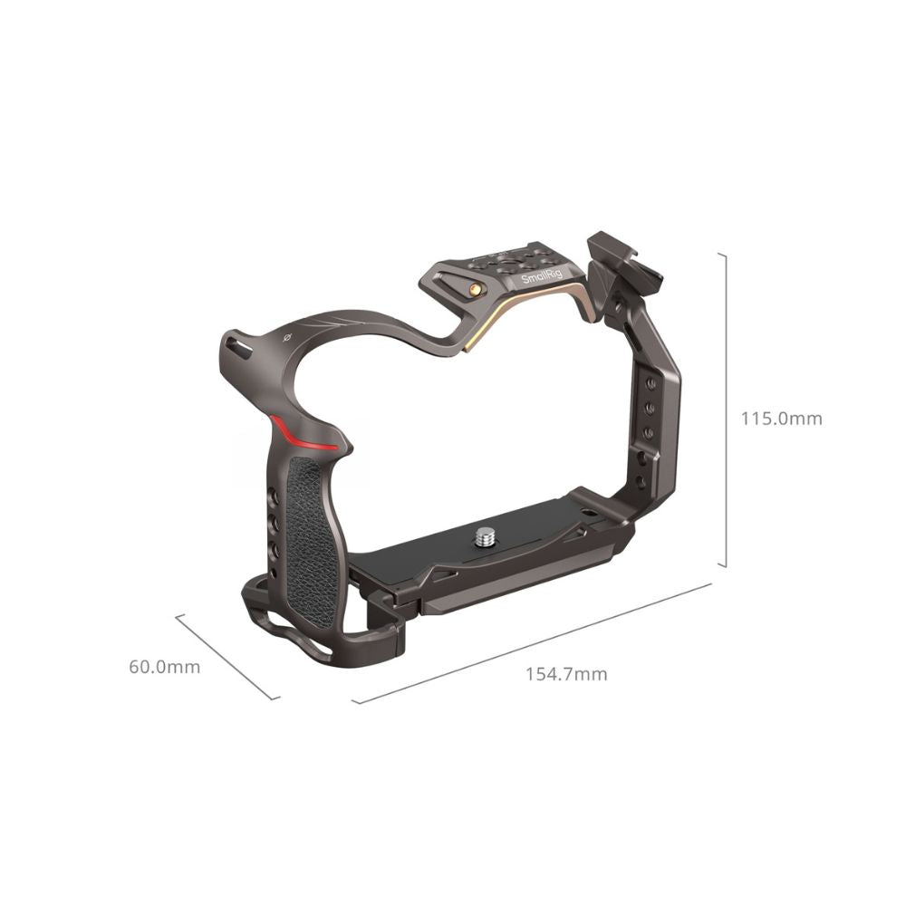 SmallRig Night Eagle Full Camera Cage Kit for Nikon Z6 III with Top Handle, Arca-Type Quick Release Base Plate, TO Rail, Cold Shoe Mount, 1/4"-20, 3/8"-16, M3 & M2.5 Threaded Holes for Attachments and Accessories | 4521 4522