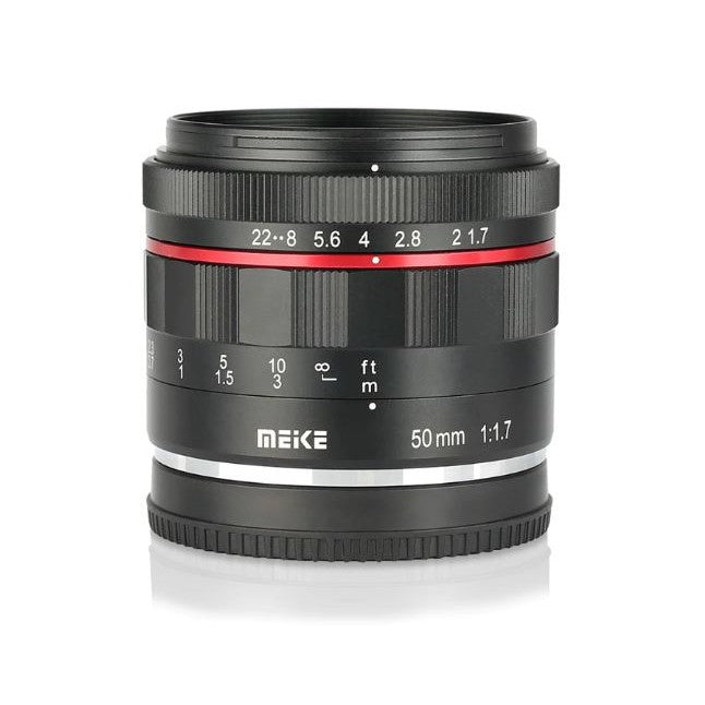 Meike 50mm f/1.7 Large Aperture Full Frame Format Manual Focus Lens (E-Mount) for Sony Mirrorless Camera