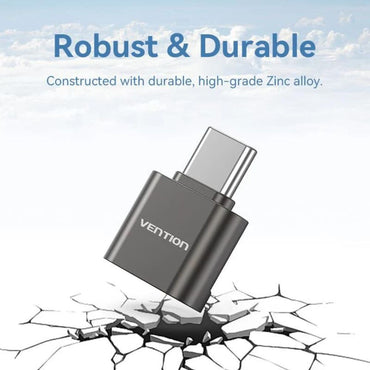 Vention 2.0 USB Type-C MicroSD Card Reader with High-Speed 480Mbps Transfer Rate for Android Phones, Tablets, Laptops