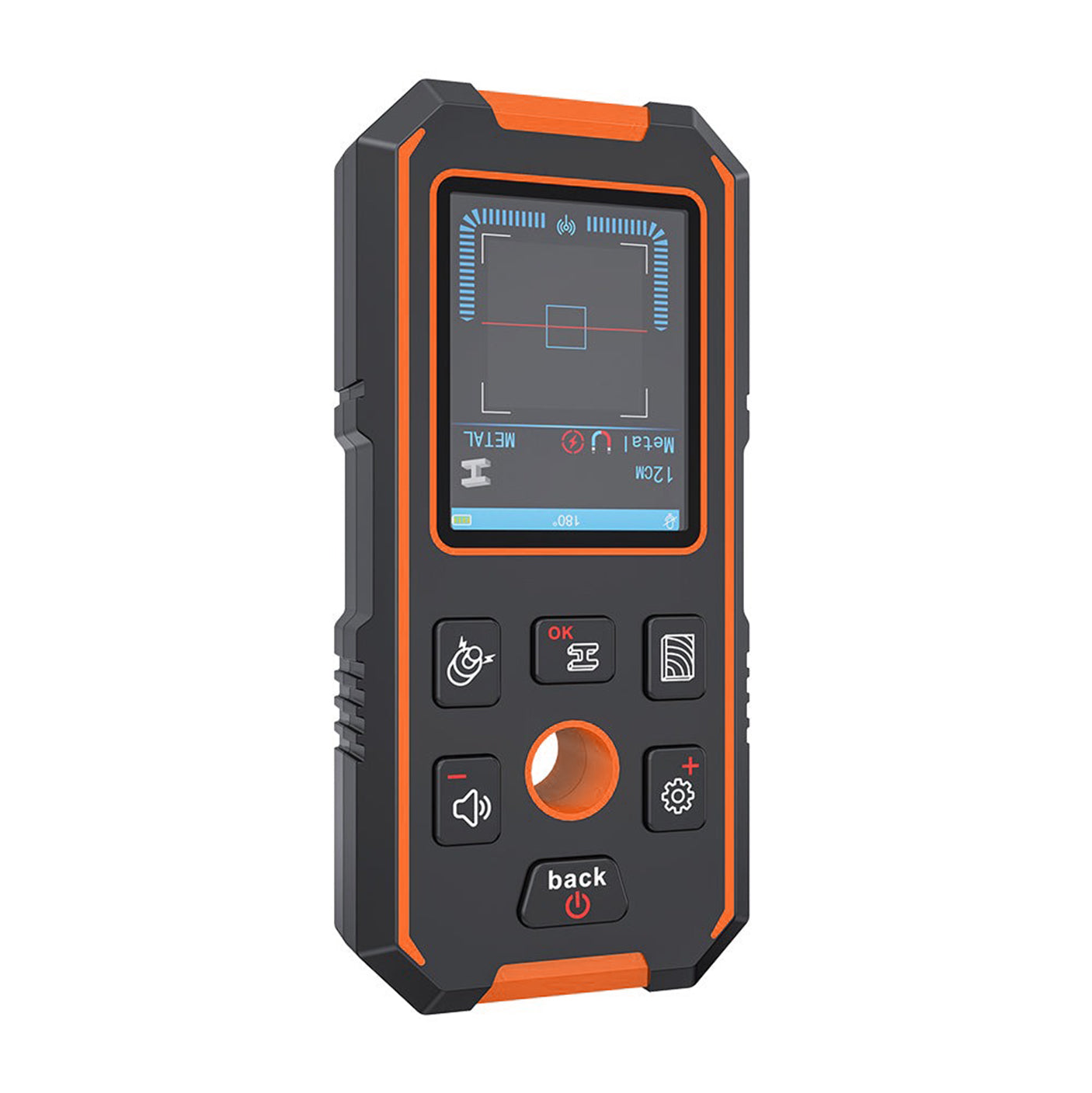 Noyafa NF-513 / 513S Wall Detector Laser Power Meter with 100mm Detection Depth, Imported Optical Lenses, 50 Sets Data Storage, Metal Wood and Live Wires Detector - Home Improvement and Industrial Tools