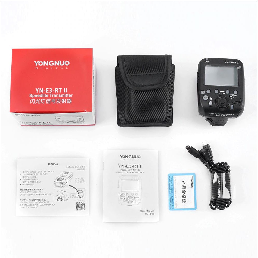 Yongnuo YN-E3-RT II TTL Radio Trigger Speedlite Transmitter as ST-E3-RT for Canon 600EX-RT,Yongnuo YN600EX-RT YN968 EX RT, YN686EX-RT