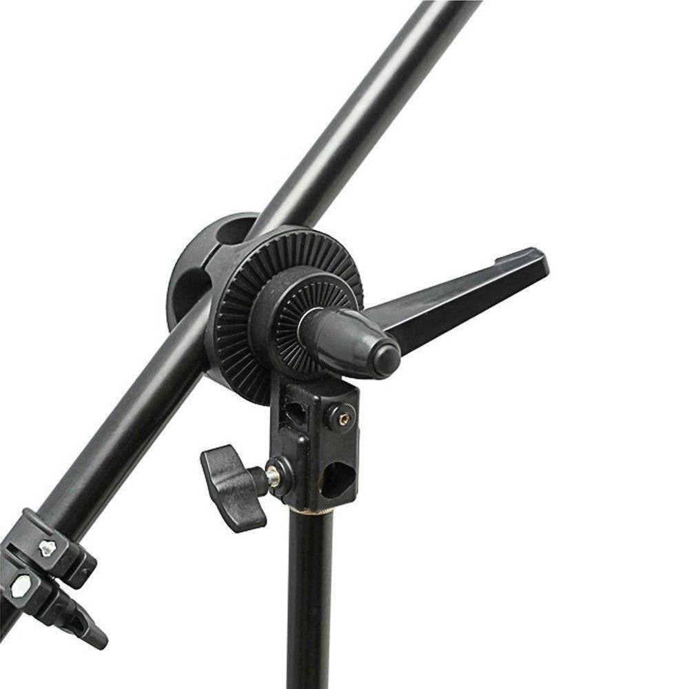 Pxel LS-RH175 Extendable 65cm to 175cm Studio Reflector Holder Arm with Swivel Grip Head Clamp