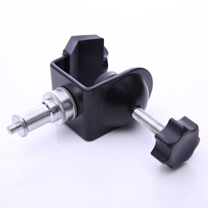 Pxel AA-UC2 Heavy Duty Clip Clamp C / U Type Photo Studio Light With Stand 1/4" Screw For Studio Flash