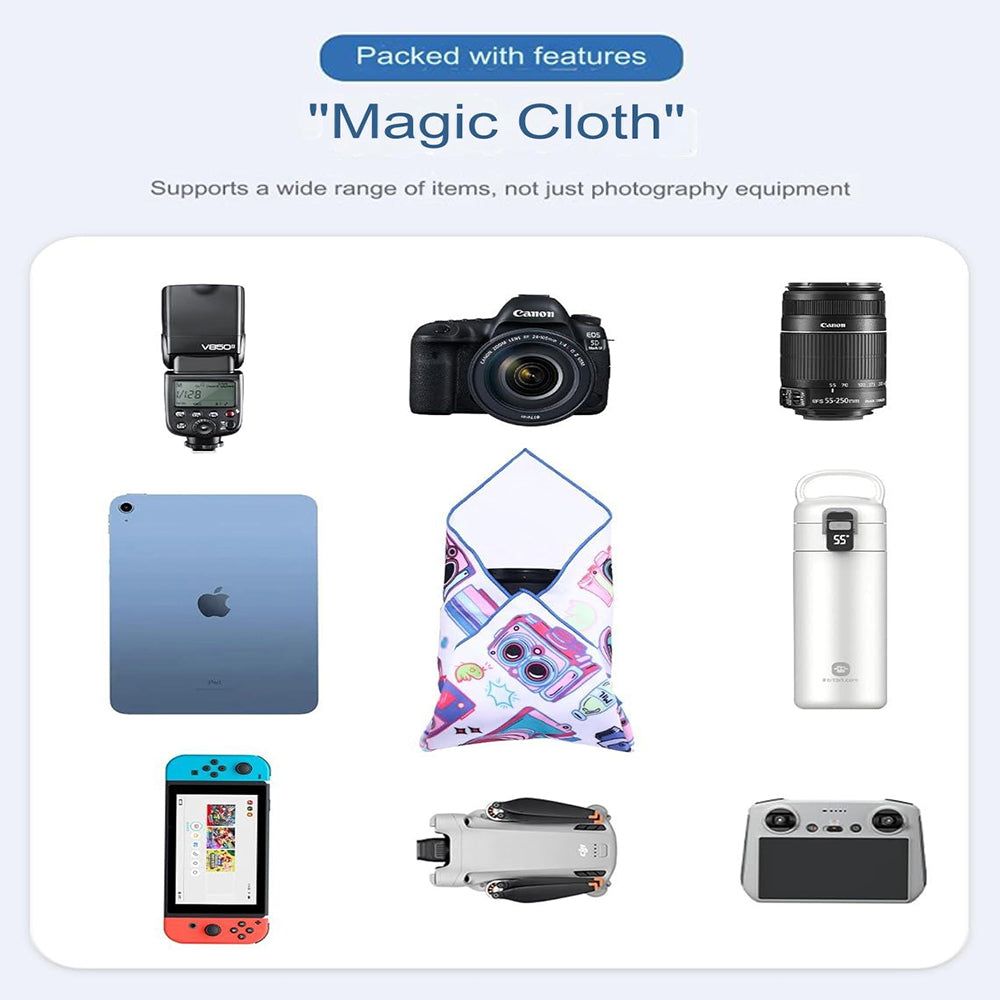 Ulanzi Protective Wrapping Cloth (45x45cm) Made with High-Polymer Fabric for Cameras, Lenses, Tablets, Smartphones, and Other Electronic Devices