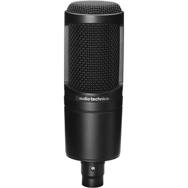 Audio Technica AT2020 Cardioid Condenser with Side-Address Microphone, XLR Output