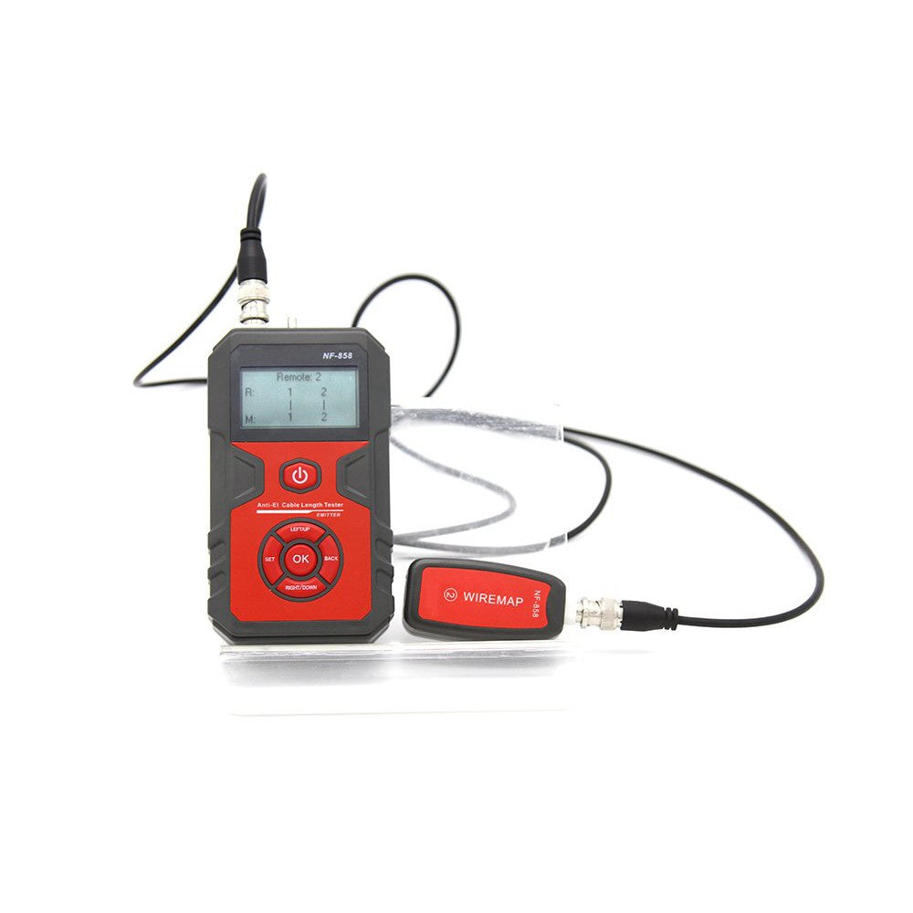 NOYAFA NF-858C Wire Tracker LCD Cable Tester RJ11 RJ45 BNC VFL Mic USB Lan Tester Network Cable Tester Tracer Detector Wiring