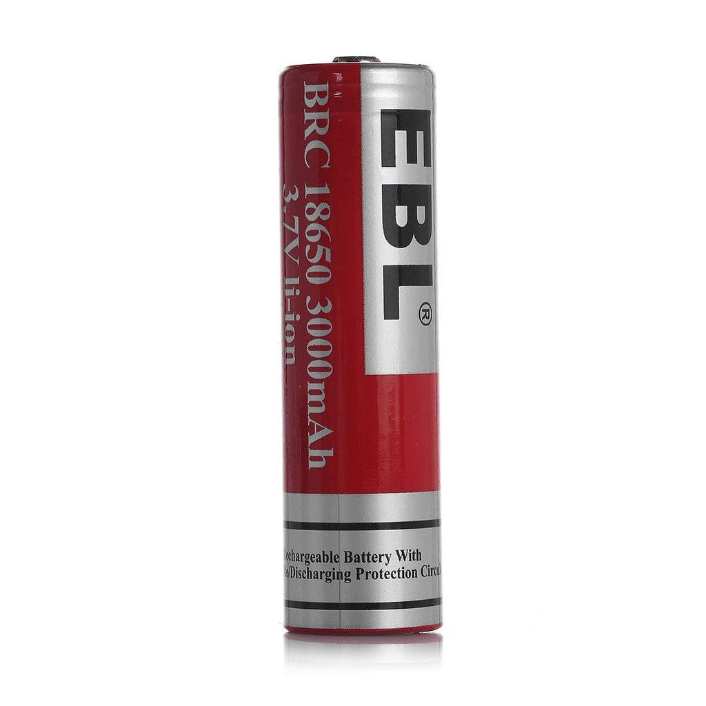 EBL LN-8131 3.7V 18650 3000mAh Li-Ion Lithium Ion Rechargeable Batteries for Portable and Emergency Electronics (Pack of 2)