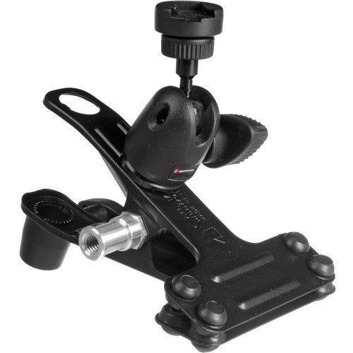 Manfrotto 175F-1 Justin Spring Clamp with Flash Shoe, Cold Shoe, Hot Shoe