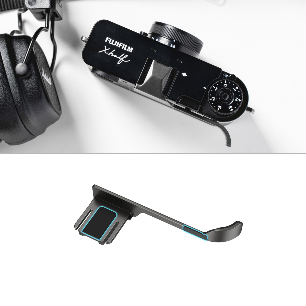 SmallRig Aluminum Camera Thumb Grip for FUJIFILM X half Accessory Attachment Camera Accessories | Silver, Charcoal Silver | 5333 | 5221