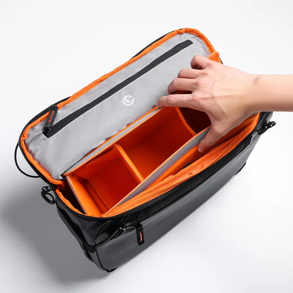 Ulanzi SU02 (13L) Hoshino Crossbody Gag B163 with Front zipper and Side Pockets For Travel Photography