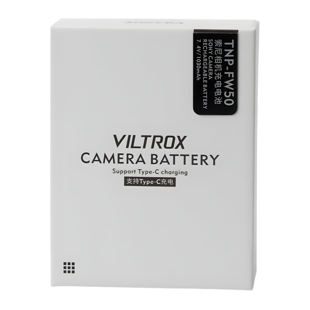 Viltrox TNP-FW50 Camera Rechargeable Battery Replacement