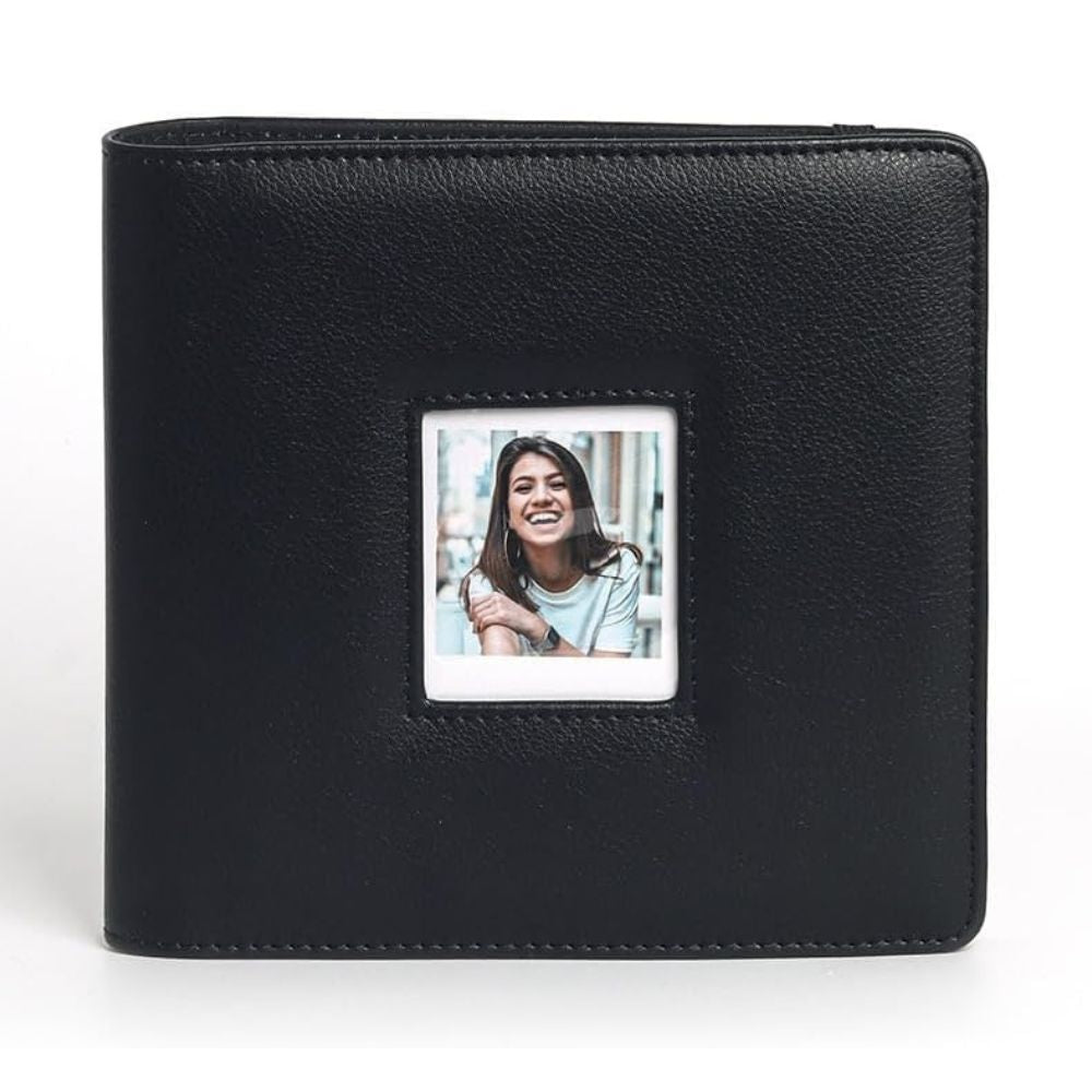 Pikxi 288 Pockets Large Capacity PU Leather Photo Album for Polaroid Go Instant FIlm Camera with Garter Strap Closure and Front Film Cover - Available in White , Brown, Black Color Options | JG Superstore