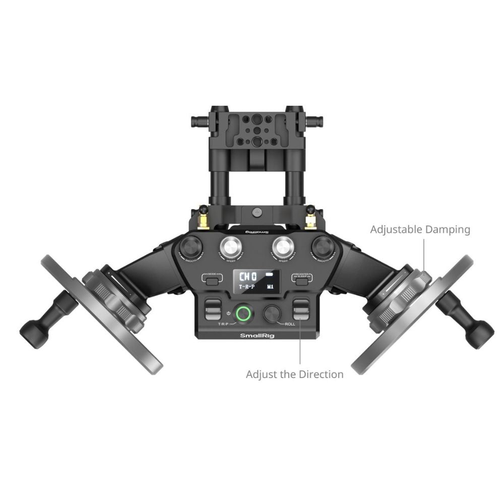 SmallRig Gimbal Control Wheels for DJI RS2 / RS3 Pro / RS4 / RS4 Pro Stabilizer with Triple-Axis Controls, Precise Damping Control, Up to 100m Stable Wireless Control Range for Professiol Filmmaking and Wedding Videography