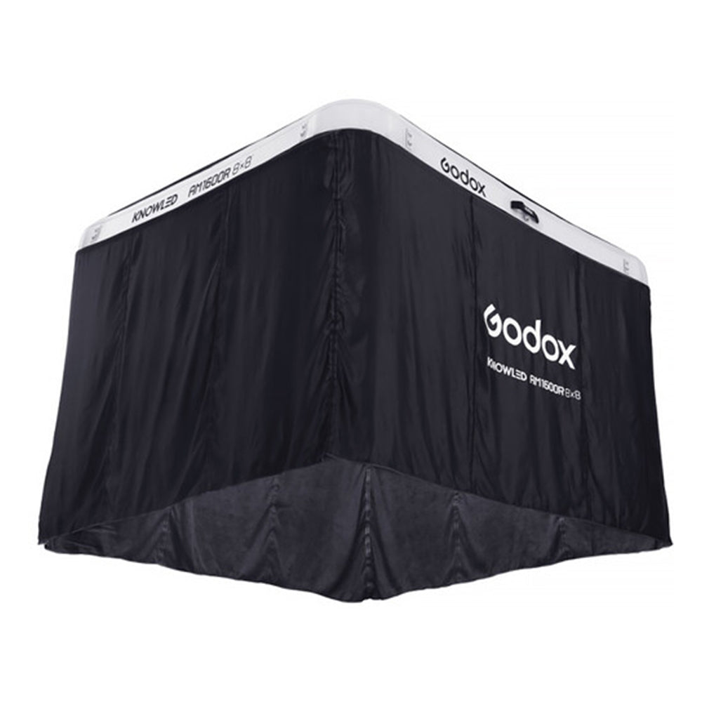 Godox KNOWLED AM1600R 8x8′ Inflatable RGBW LED Mat Light 1600W Output, 1800–10000K CCT, HSI, GEL, FX Full-Color Modes, IP54 Weather-Resistant, Modular Foldable Design with Onboard/CRMX/DMX/Ethernet/App Control for Professional Production