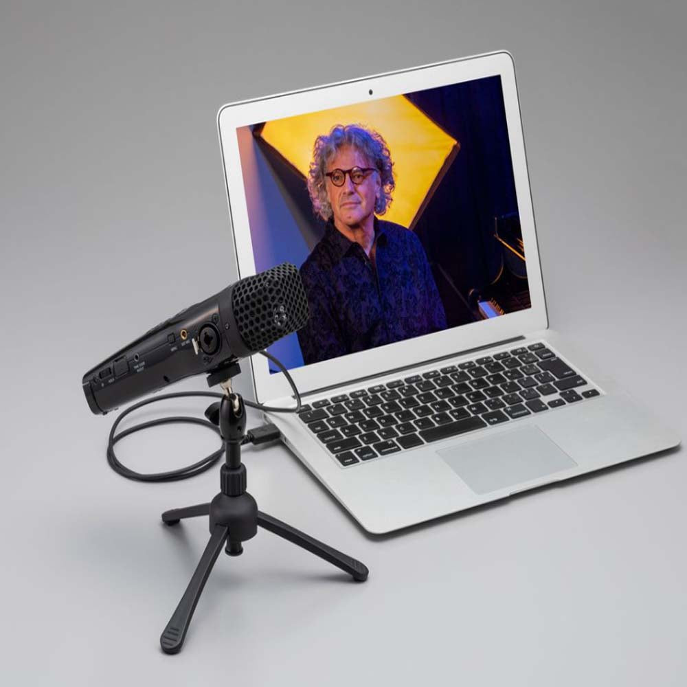 Zoom M4 MicTrak Stereo Microphone and Audio Recorder with 4 Track 32-bit Float Recording, On-Board Sound Normalizer, Timecode Generator, 2x XLR/TRS Combo Inputs, 3.5mm AUX Camera & Headphone Output for Vlogging, Video Content, Film Making