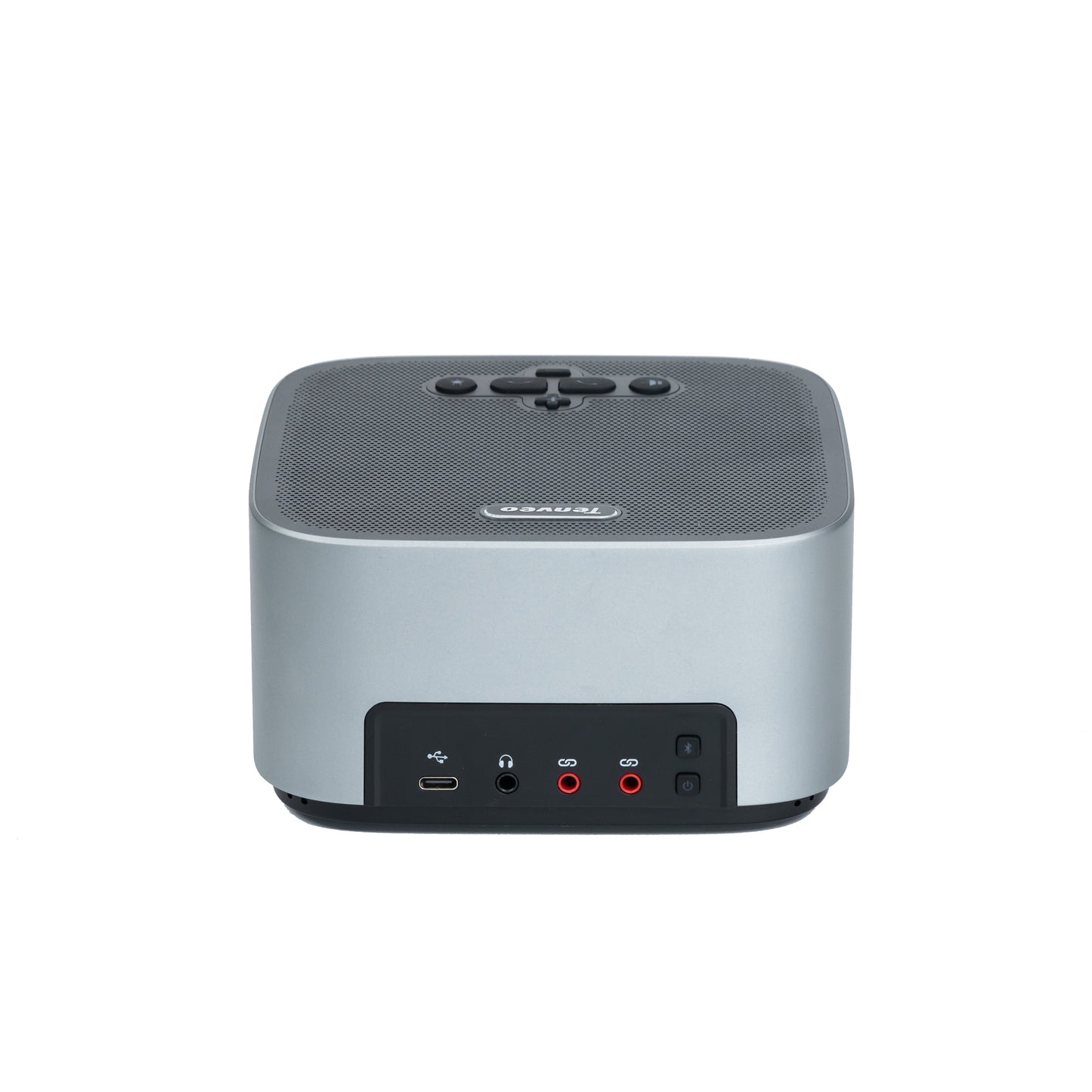 Tenveo M6B Conference Bluetooth Speakerphone with Built-in Omnidirectional Microphone and Dual Expansion Mics for Video Live Streaming, Broadcast, Gaming, Conferencing & Meeting