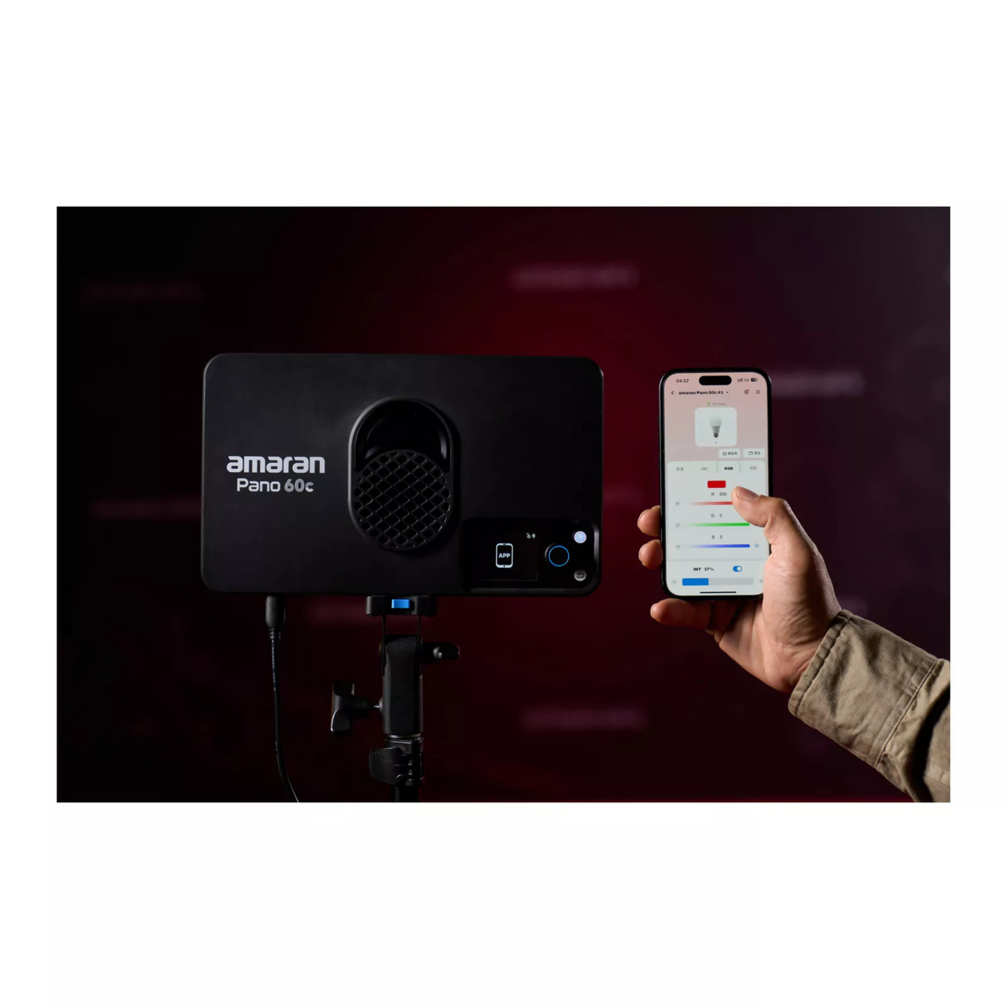 Aputure Amaran Pano 60c P60c RGB COB 60W Mobile Light Panel All-in-One Creator Kit, 2300K-10000K CCT, 6,790 Lumens, 22,220 Lux, CRI 96 TLCI 97, USB-C PD, Sidus Link & Bluetooth Control, Travel-Ready Lighting for Video & Photography