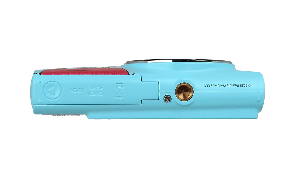 Yashica Classic Peanuts Edition 30MP 1080P Compact Digital Camera with 8X Zoom, JPG / AVI Photo Video Format, USB Type-C Interface, 650mAh Battery, 2.4" IPS Screen and MicroSD Card Slot for Point & Shoot Photography | Sage Green, Blue Sky