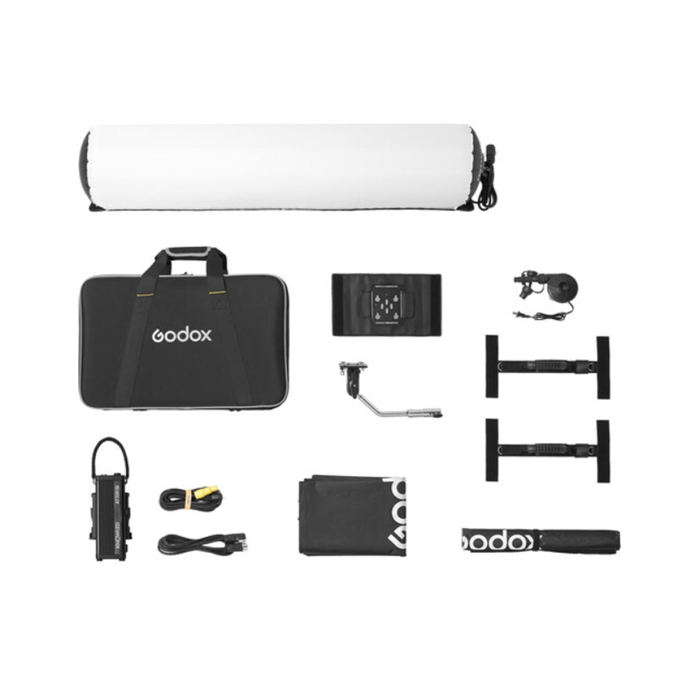 Godox AT200BI KNOWLED AIR 210W Bi-Color LED (4ft) Studio LED Tube Light with Onboard, DMX, Bluetooth and 2.4GHz Wireless Controls, Max 60m Range, IP65 Weather Resistant, 11 Preset Special Effects for Photography and Videography