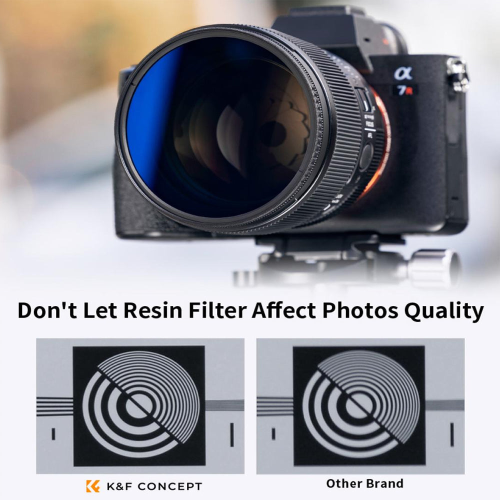 K&F Concept Nano K Series 77mm 3pcs Slim Lens Camera Optical Filter Kit with Lens Cleaning Cloth & Filter Pouch (MCUV+CPL+ND4) Waterproof HMC Hoya Multi-Coated UV Coated Polarize | 1944V1