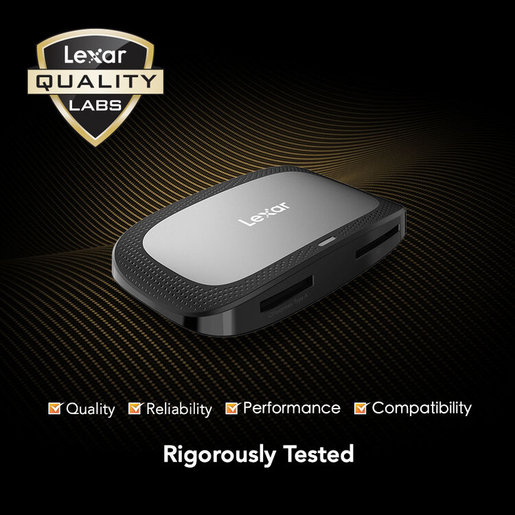 Lexar RW530 Professional CFexpress Type A / SD Card Reader, USB 3.2 Gen 2, Up to 10Gbps Transfer