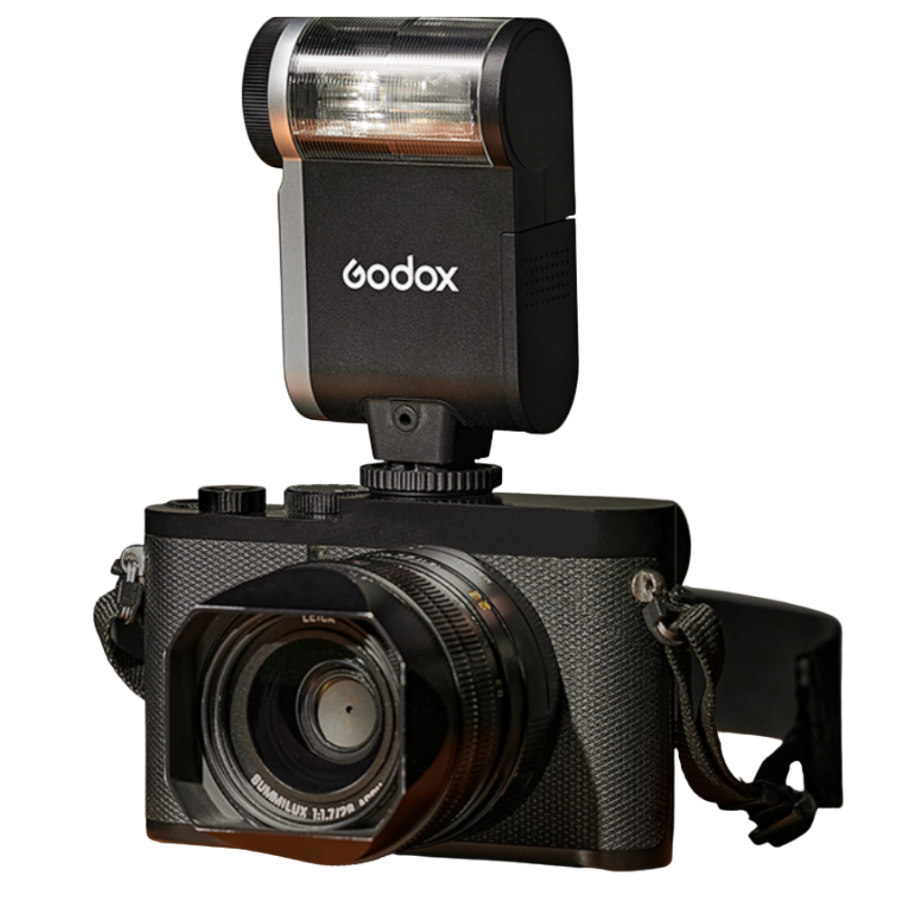 Godox iA32 Mini Flash with 8 Output Levels, 2.5 Seconds Recycling Time, 6200K CCT, 490 Full Power Flashes, Optical S1/S2 Modes, Onboard Automatic / Manual Controls, Sync Port and Hot Shoe Mount for Studio Lighting and Photography