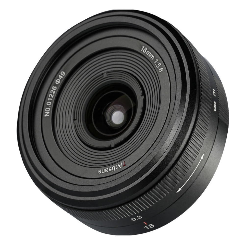 7Artisans 18mm F/5.6 Full Frame Format Nikon Z Mount Wide Angle Prime Pancake UFO Slim Lens MF Manual Focus for Mirrorless Cameras