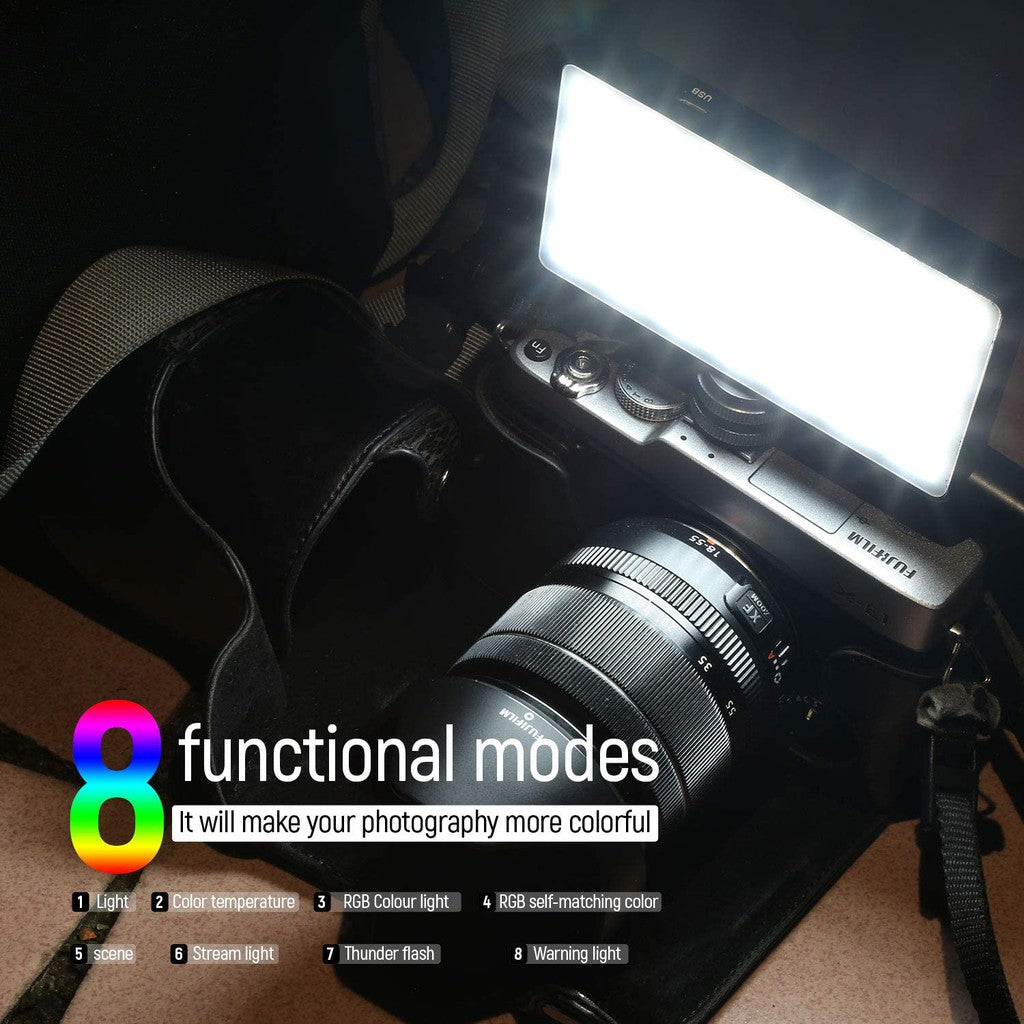 Viltrox WeeyLite RB08P RGB 2500K-8500K LED Video Camera Adjustable Light for Photo Camera Studio