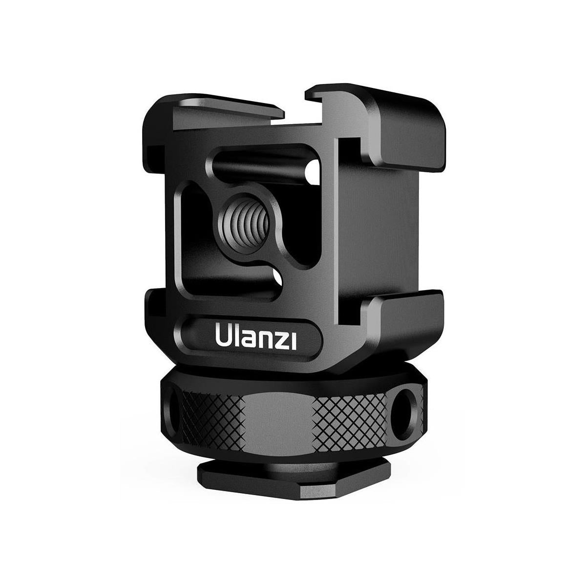 Ulanzi PT-12 Triple Cold Shoe Mount for Cameras Microphone Lights | JG Superstore