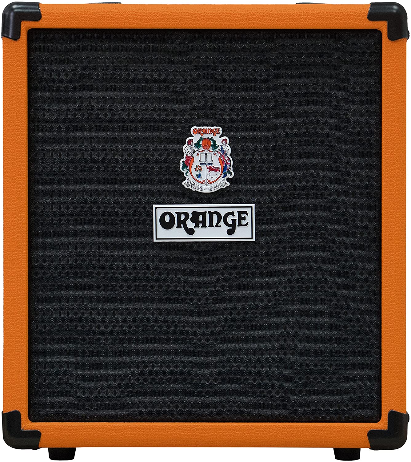 Orange Amps Crush Bass 25/50 Watt Combo Amplifier with Active 3 Band EQ, Parametric Mid Control & Chromatic Tuner for Electric Guitars