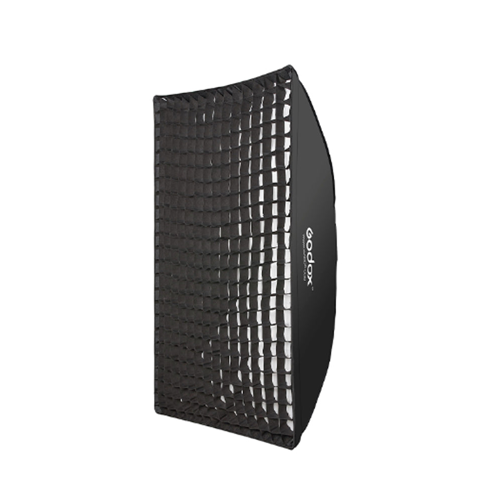 Godox 80cm x 120cm / 35cm x 160cm / 30cm x 120cm Rectangular Softbox Bowens S Mount Speed Ring with Honeycomb Grid Strip Box (Stripbox) and Diffuser for Studio Lighting and Equipment