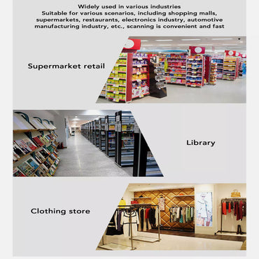 LogicOwl 1D 2D Wireless Barcode Scanner with 2.4GHz / Bluetooth Connectivity, Multi Language Support for Stores, Markets, Logistics, Warehouse and Inventory | OJ-BWHS25L