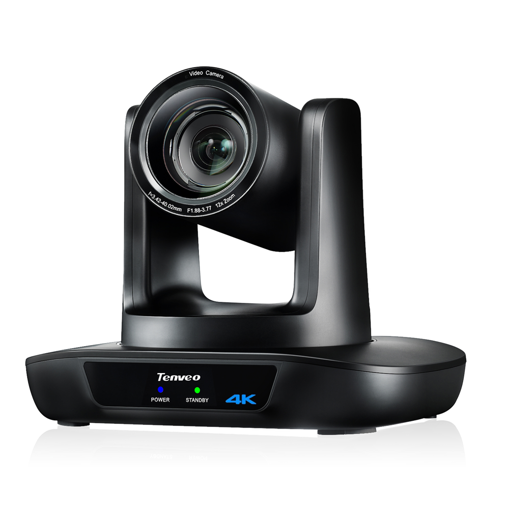 Tenveo TEVO-UHD612A-4K PTZ Video Conference Camera, 4K 30fps, 8.29MP, up to 30x Optical Zoom, 1/2.8" CMOS Sensor, 8x Digital Zoom, Auto / Manual Focus, Smart AI Auto Tracking, 3G-SDI, HDMI, USB Input / Output and PoE Support