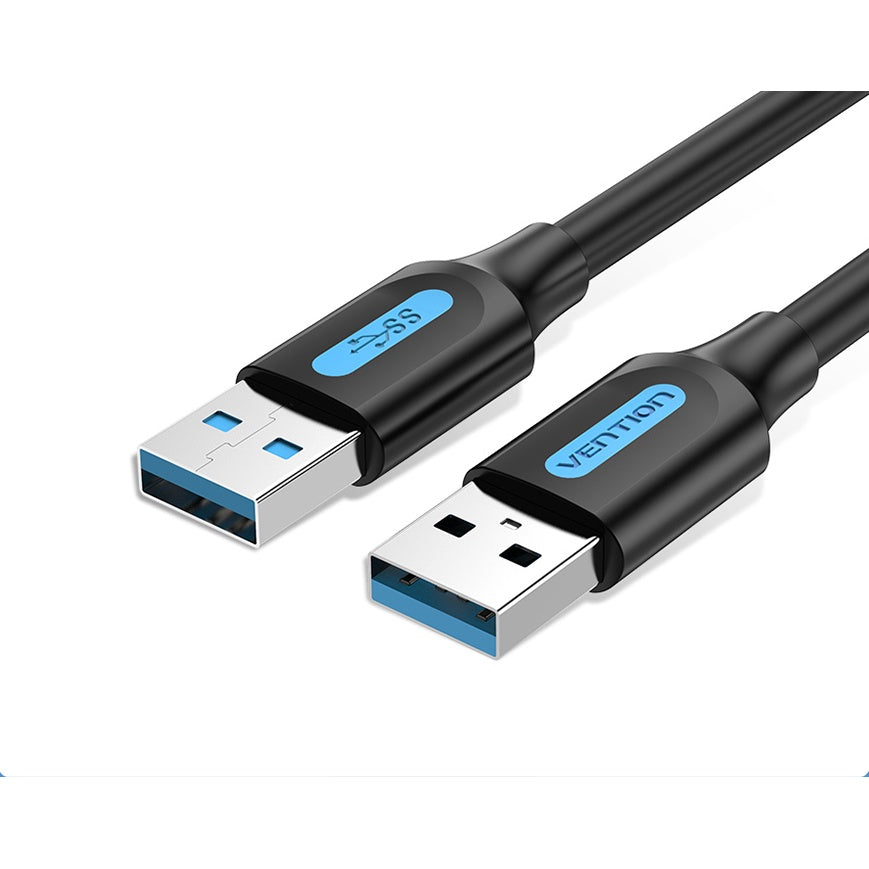 Vention USB 3.0 A Male to A Male Nickel Plated (CON) 5Gbps USB Cable for Hard Drive, Laptops, TV Box and Other Male to Male Devices (Available in Different Lengths)