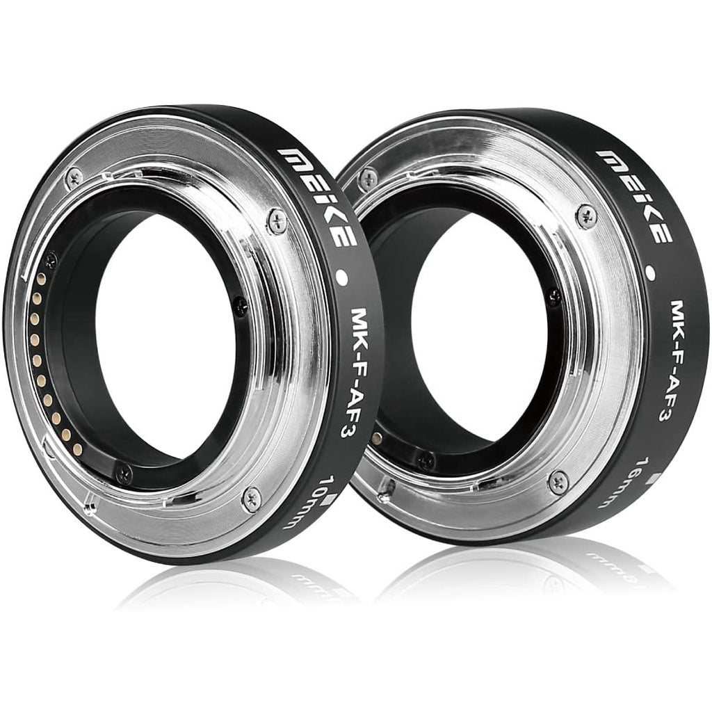 Meike MK-F-AF3A Metal Auto Focus Macro Extension Tube 10mm 16mm for FUJIFILM Fuji Camera