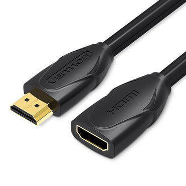 Vention HDMI 2.0 Extension Cable PVC (Male to Female) 4KHD 60Hz Video Cable with Aluminum Alloy Shell, Audio and Video Sync (Different Lengths Available) (VAA-B06)