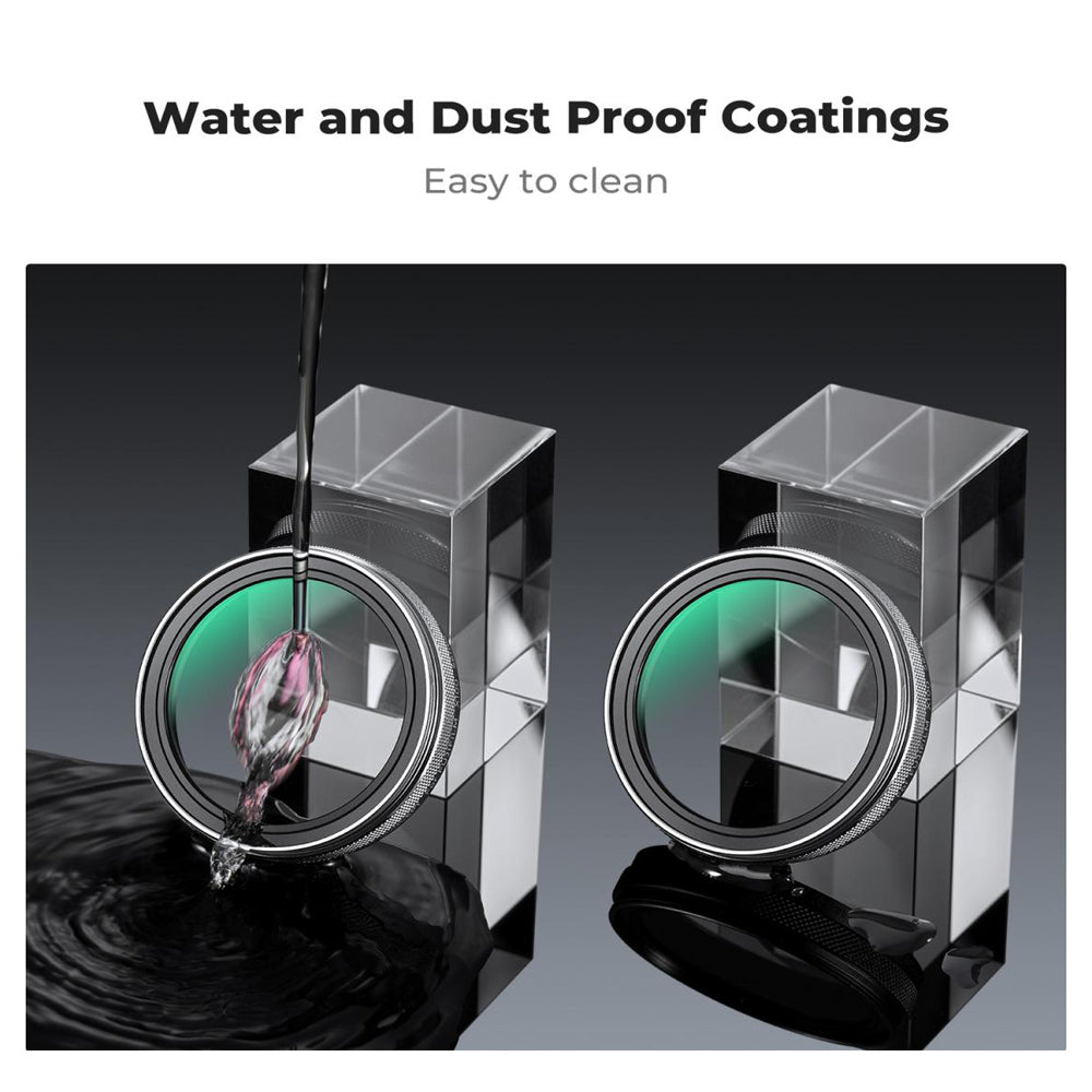 K&F Concept FUJIFILM X100 Series NO-X MCUV Ultraviolet Filter with Lens Cap & Hood for FUJI X100, X100F, X100S, X100T, X100V, X100VI Cameras - Multi-Coated Optical Glass, Magnetic Frame, High-Definition, Waterproof & Scratch-Resistant