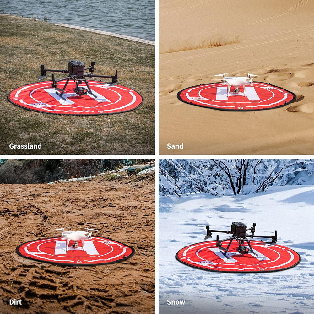 PGYTECH 160cm Weighted Foldable Drone Landing Pad for DJI Enterprise Series and Other Large Drones - Made with Waterproof 600D Thickened Nylon | P-GM-166