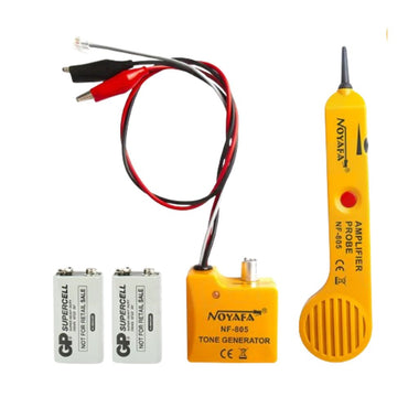 Noyafa NF-805 Tone Generator and Probe kit with Cable Tester Wire Tracer Inductive Amplifier, Adjustable Volume for Telephone Line, On/ off Detection, Audio Line