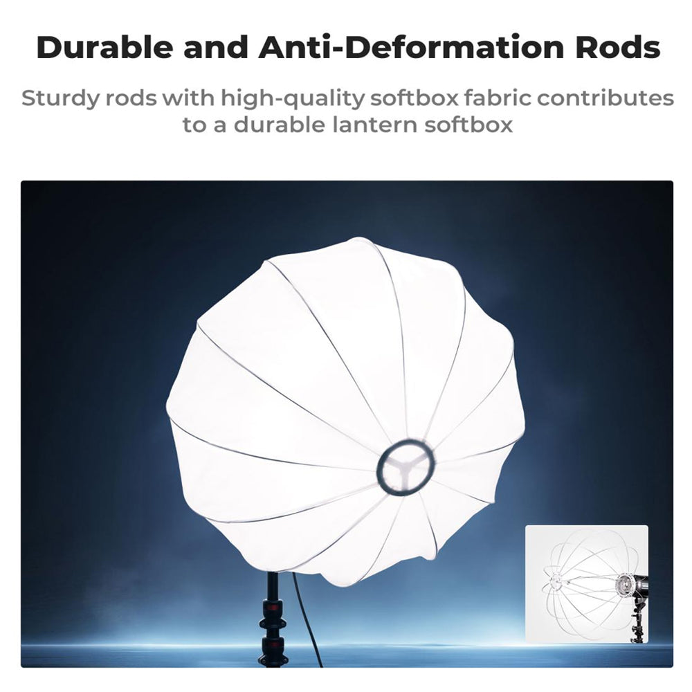 K&F Concept 65cm 85cm QR Bowens Mount Lantern Softbox with 360 Degree Omnidirectiol Soft Light for Camera Lighting Photo and Video Studio Equipment