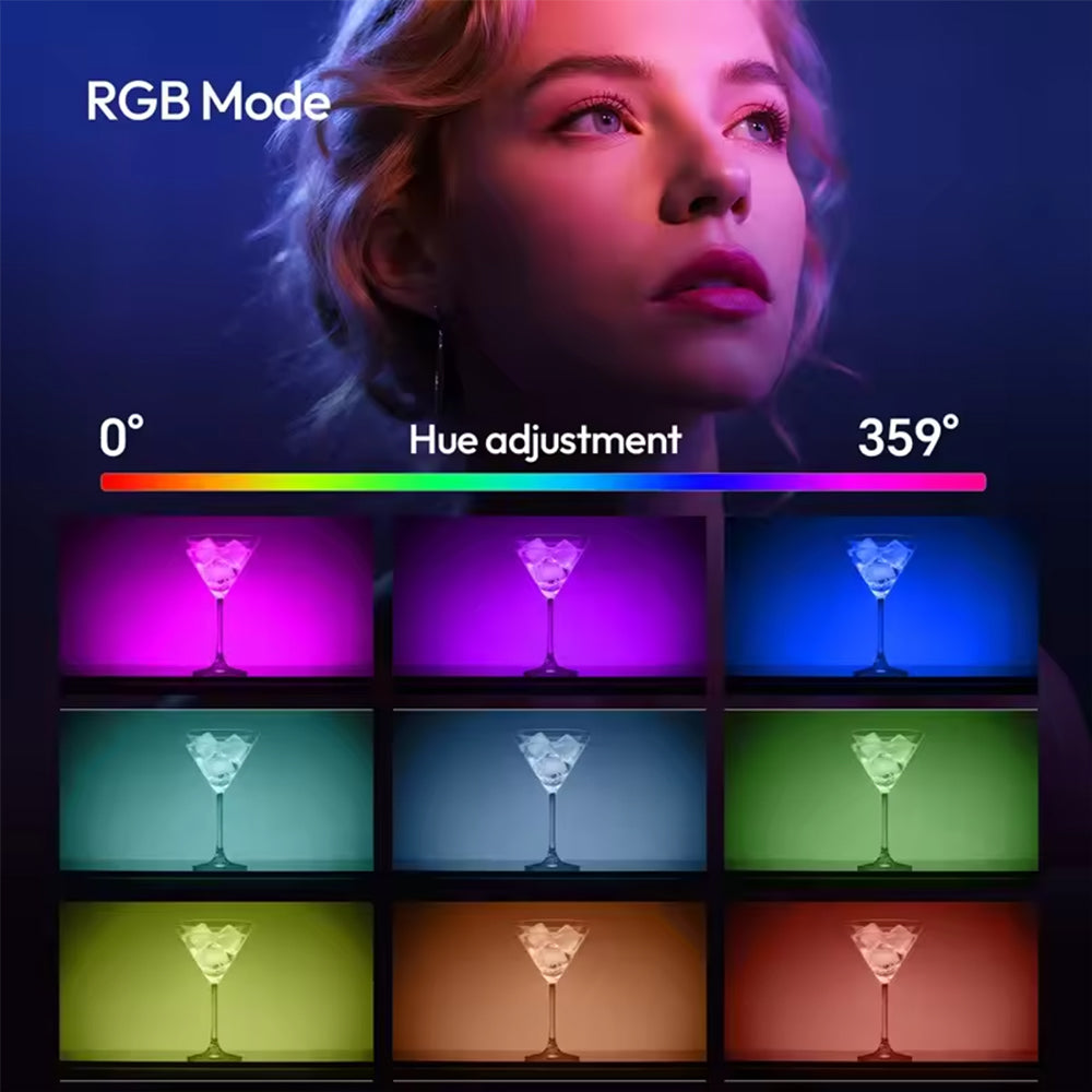 Ulanzi C10RGB 10W Full-Color Pocket LED Video Light 1800–9000K CCT, 20 Built-in FX Effects, USB-C Charging, Magnetic Diffuser, Cold Shoe Adapter & Phone Clip Mount for Photography, Vlogging, Livestreaming and Content Creation | L205