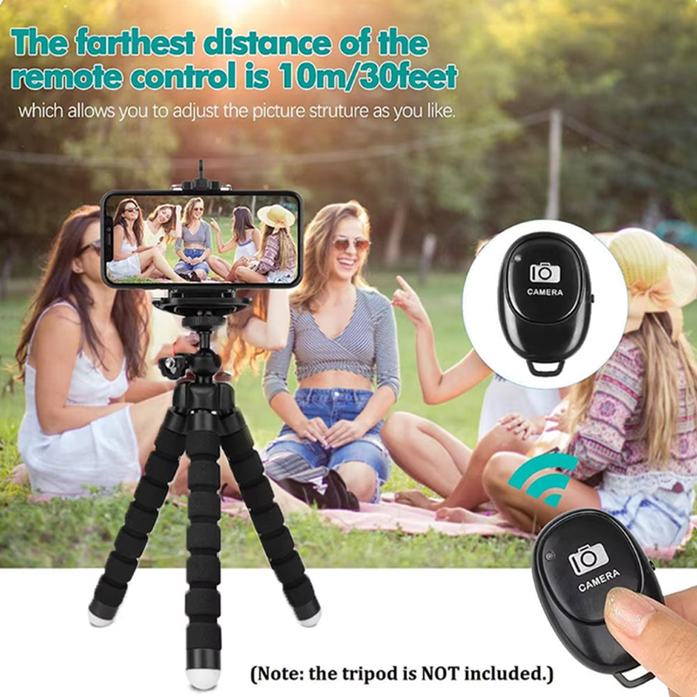 Ulanzi P1 Wireless Shutter Bluetooth Remote Control with 10m Max Range for Smartphone Camera Selfie Stick