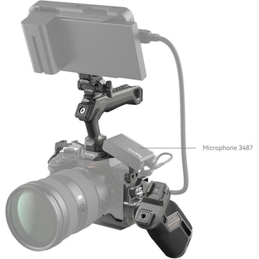 SmallRig HawkLock Advance Cage Kit for Sony a7R V, a7 IV, a7S III with Top Handle & Side Grip - Arca-Type Baseplate, Cold Shoe Mounts, Quick Release Interfaces, Three-Point Locking System, Unobstructed Access to Ports & Tilt Screen | 4539