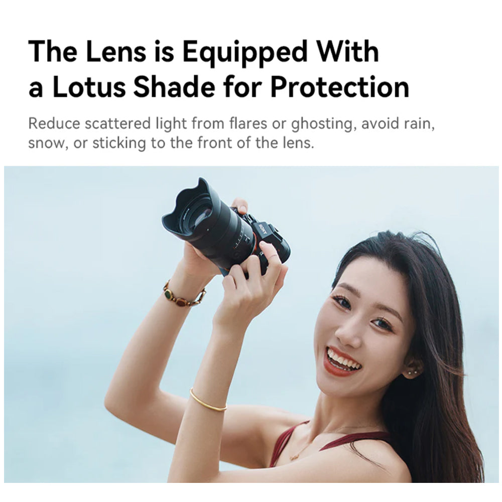 7Artisans 85mm F/1.8 AF STM Full Frame Format Sony E Mount Fast Aperture Portrait Prime Lens with Autofocus for Mirrorless Camera Photo Video