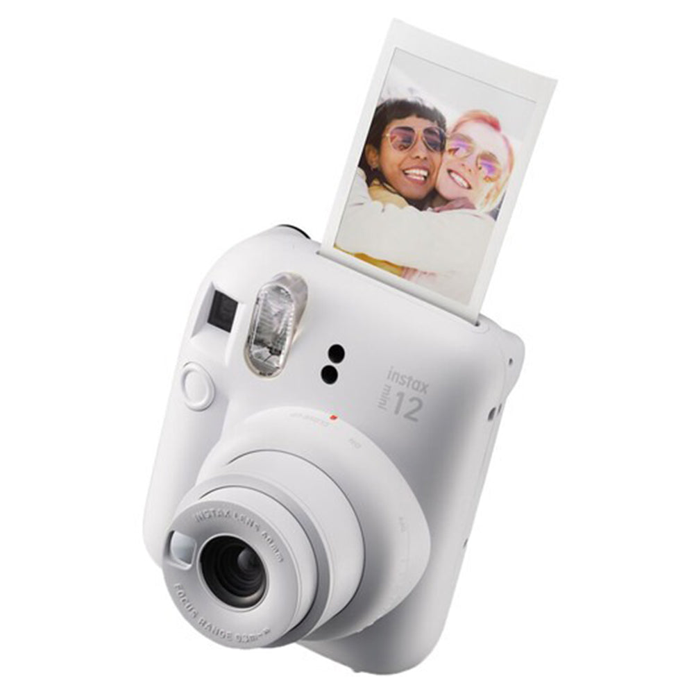 FUJIFILM Instax mini 12 Instant Film Camera with Automatic Exposure, Close-Up Mode, and Selfie Mirror - Available in Blossom Pink, Pastel Blue, Lilac Purple, Clay White, and Mint Green