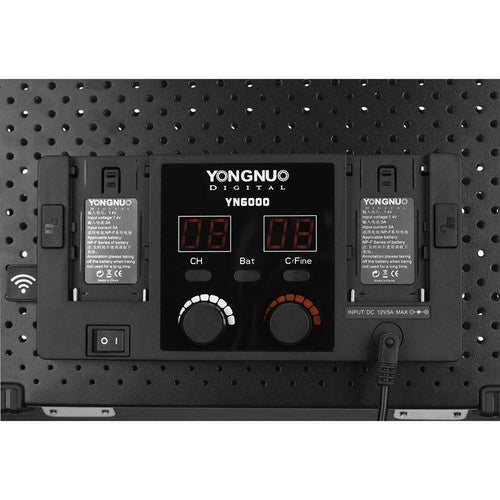 Yongnuo YN6000 LED Video Light Panel 5500K Daylight with Built-in Softbox for Photography and Videography Continuous Lighting